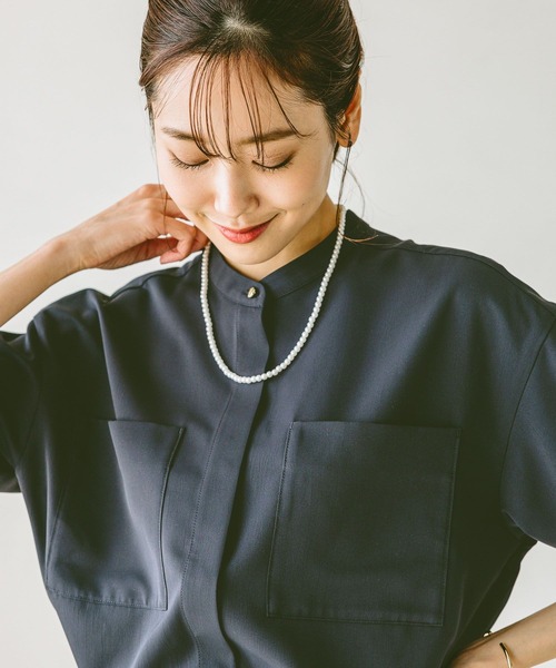 rさん専用ページ セール】キレイつづくポケットブラウス/147538（シャツ/ブラウス