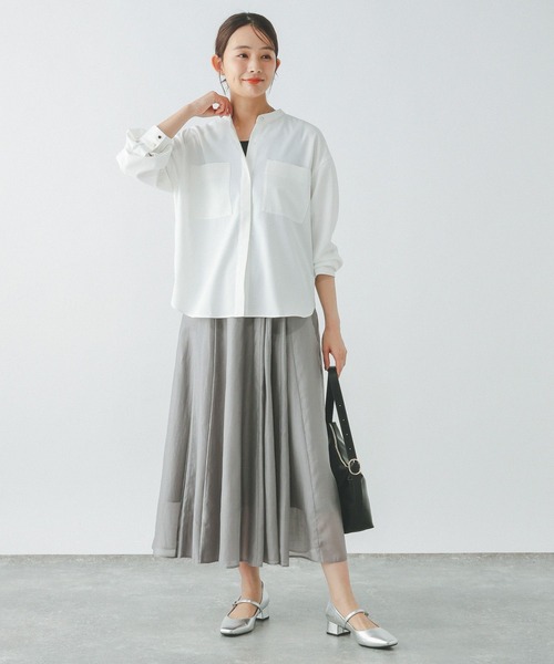 bcnr_vspec_33になります！ セール】キレイつづくポケットブラウス/147538（シャツ/ブラウス