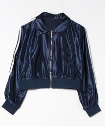 【 cunii 】グロッシー メタル トラックジャケット