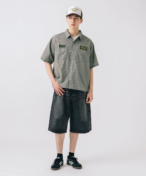 BEAMS HEART(ビームスハート)の「GMS ミニチェック ワークシャツ(シャツ/ブラウス・メンズ・グリーン/ブルー・SMALL/MEDIUM/LARGE)」の3枚目の写真