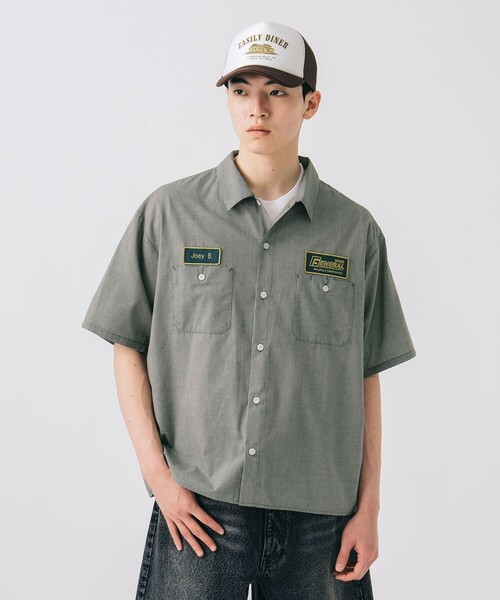 BEAMS HEART(ビームスハート)の「GMS ミニチェック ワークシャツ(シャツ/ブラウス・メンズ・グリーン/ブルー・SMALL/MEDIUM/LARGE)」の5枚目の写真