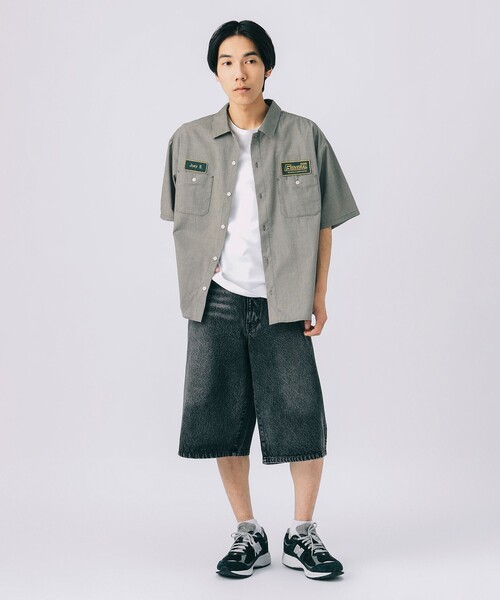 BEAMS HEART(ビームスハート)の「GMS ミニチェック ワークシャツ(シャツ/ブラウス・メンズ・グリーン/ブルー・SMALL/MEDIUM/LARGE)」の6枚目の写真