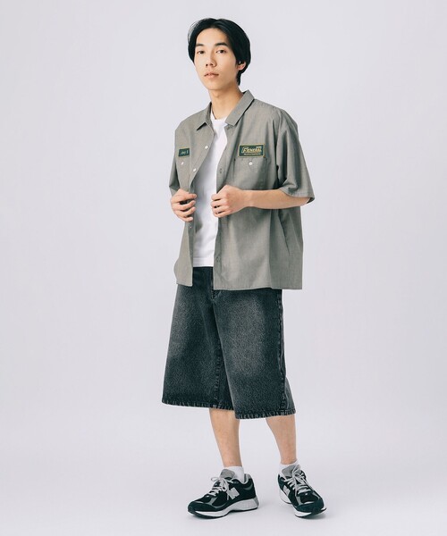 BEAMS HEART(ビームスハート)の「GMS ミニチェック ワークシャツ(シャツ/ブラウス・メンズ・グリーン/ブルー・SMALL/MEDIUM/LARGE)」の7枚目の写真