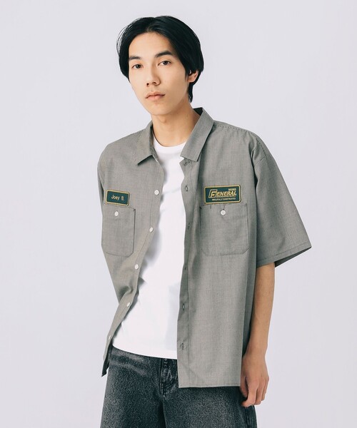 BEAMS HEART(ビームスハート)の「GMS ミニチェック ワークシャツ(シャツ/ブラウス・メンズ・グリーン/ブルー・SMALL/MEDIUM/LARGE)」の9枚目の写真