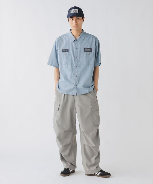 BEAMS HEART(ビームスハート)の「GMS ミニチェック ワークシャツ(シャツ/ブラウス・メンズ・グリーン/ブルー・SMALL/MEDIUM/LARGE)」の10枚目の写真