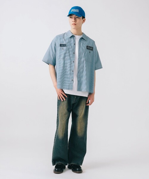 BEAMS HEART(ビームスハート)の「GMS ミニチェック ワークシャツ(シャツ/ブラウス・メンズ・グリーン/ブルー・SMALL/MEDIUM/LARGE)」の14枚目の写真