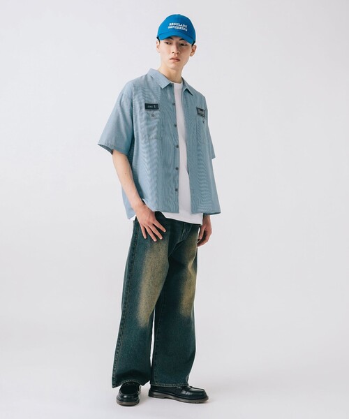 BEAMS HEART(ビームスハート)の「GMS ミニチェック ワークシャツ(シャツ/ブラウス・メンズ・グリーン/ブルー・SMALL/MEDIUM/LARGE)」の15枚目の写真