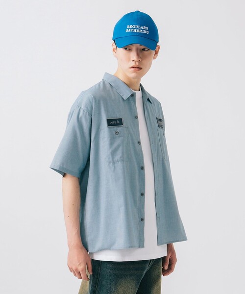 BEAMS HEART(ビームスハート)の「GMS ミニチェック ワークシャツ(シャツ/ブラウス・メンズ・グリーン/ブルー・SMALL/MEDIUM/LARGE)」の16枚目の写真
