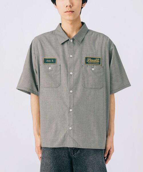 BEAMS HEART(ビームスハート)の「GMS ミニチェック ワークシャツ(シャツ/ブラウス・メンズ・グリーン/ブルー・SMALL/MEDIUM/LARGE)」の18枚目の写真
