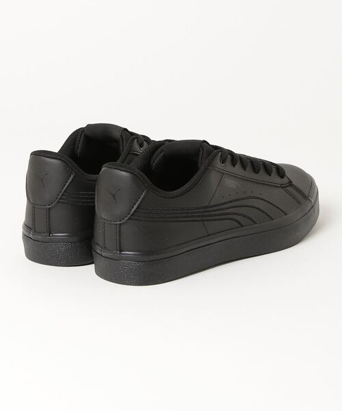 PUMA(プーマ)の「プーマ PUMA プーマ V コート バルク EB(スニーカー・メンズ・ブラック×ブラック・23.0cm/23.5cm/24.0cm/24.5cm/25.0cm/25.5cm/26.0cm/26.5cm/27.0cm/27.5cm/28.0cm)」の2枚目の写真