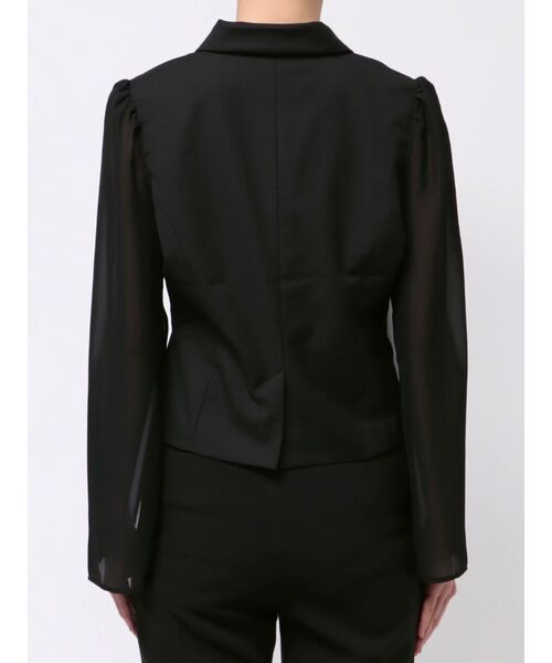 RESEXXY（リゼクシー）の「シアースリーブコルセットジャケット（テーラードジャケット・レディース・ブラック/ベージュ/ホワイト・FREE）」の16枚目の写真