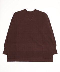 ブランド古着】Vネックニットセーター バーガンディ（ニット/セーター