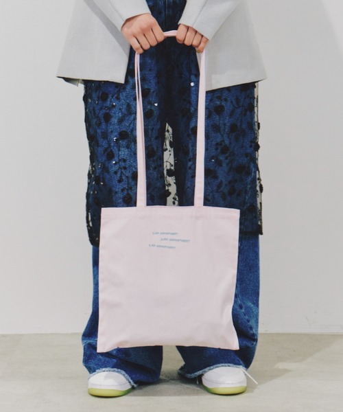 3.401 DEPARTMENT(サントヨンマルイチデパートメント)の「3.401 DEPT 刺繍ロゴトート(トートバッグ・レディース・レッド/ブラック/ライトブルー/ピンク・FREE)」の19枚目の写真