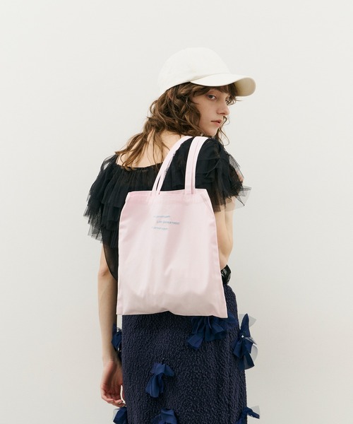 3.401 DEPARTMENT(サントヨンマルイチデパートメント)の「3.401 DEPT 刺繍ロゴトート(トートバッグ・レディース・レッド/ブラック/ライトブルー/ピンク・FREE)」の13枚目の写真
