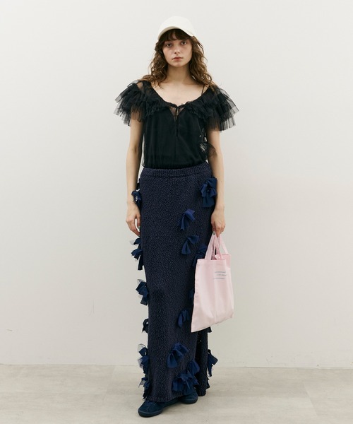 3.401 DEPARTMENT(サントヨンマルイチデパートメント)の「3.401 DEPT 刺繍ロゴトート(トートバッグ・レディース・レッド/ブラック/ライトブルー/ピンク・FREE)」の14枚目の写真