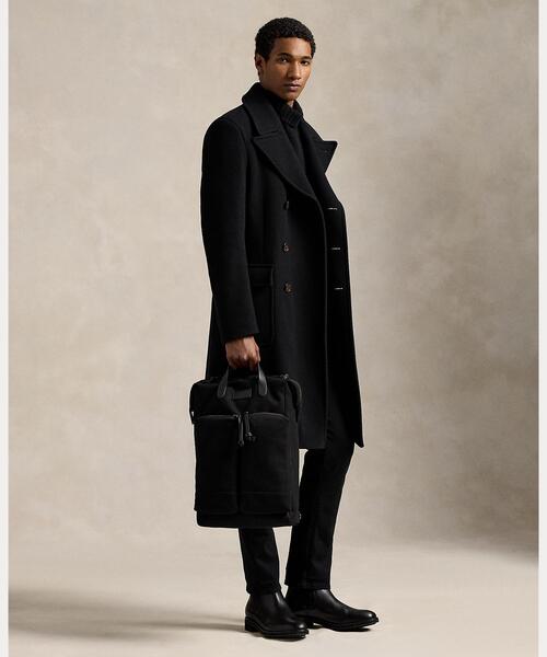 レザートリム キャンバス コンバーチブル バックパック（バックパック