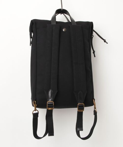 レザートリム キャンバス コンバーチブル バックパック（バックパック