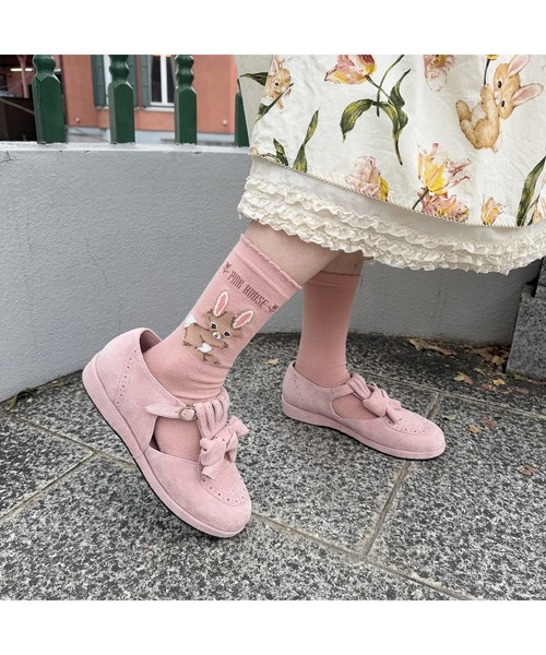 PINK HOUSE パンチングシューズ size3M 美品♡ PINK HOUSE パンチングシューズ size3M 美品♡