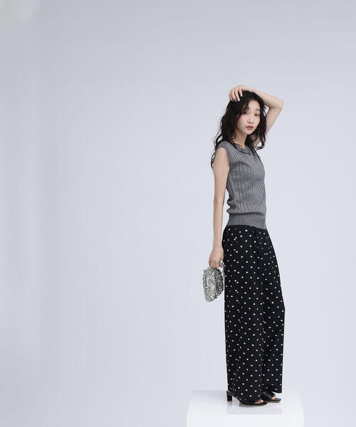 NATURAL BEAUTY BASIC(ナチュラルビューティーベーシック)の「◇【BLANC】ワイドリブシアーニット(ニット/セーター・レディース・ピンク/オレンジ/チャコールグレー・FREE)」の22枚目の写真