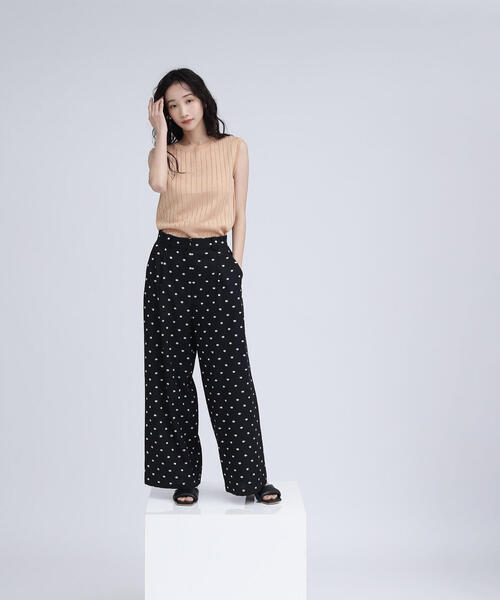 NATURAL BEAUTY BASIC(ナチュラルビューティーベーシック)の「◇【BLANC】ワイドリブシアーニット(ニット/セーター・レディース・ピンク/オレンジ/チャコールグレー・FREE)」の7枚目の写真