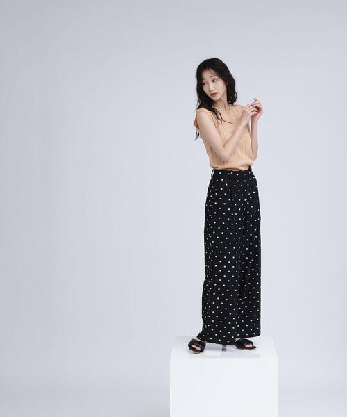 NATURAL BEAUTY BASIC(ナチュラルビューティーベーシック)の「◇【BLANC】ワイドリブシアーニット(ニット/セーター・レディース・ピンク/オレンジ/チャコールグレー・FREE)」の9枚目の写真