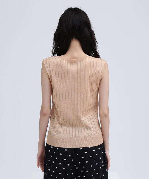 NATURAL BEAUTY BASIC(ナチュラルビューティーベーシック)の「◇【BLANC】ワイドリブシアーニット(ニット/セーター・レディース・ピンク/オレンジ/チャコールグレー・FREE)」の14枚目の写真