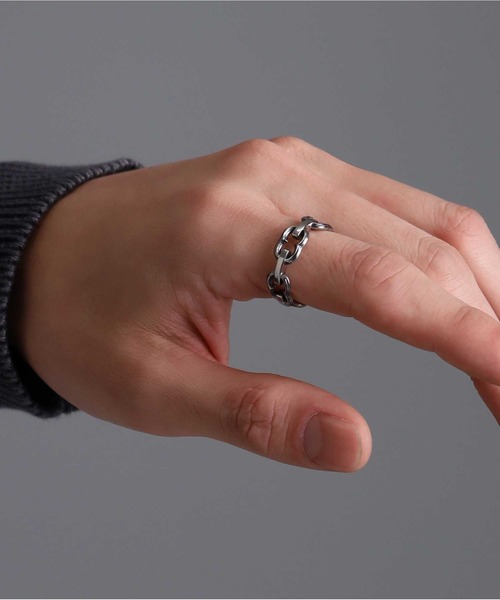 LION HEART（ライオンハート）の「【限定展開】“HAWAIIAN”アンカーチェーンリング/サージカルステンレス（金属アレルギー対応）【LION HEART / ライオンハート】（リング・メンズ・シルバー・9号/11号/13号/15号/17号/19号/21号/23号）」の9枚目の写真