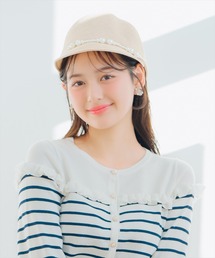 WILLSELECTION（ウィルセレクション）の「パール付きストローキャップ（キャスケット）」