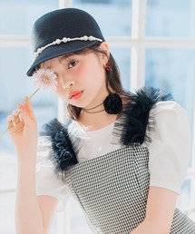 WILLSELECTION（ウィルセレクション）の「パール付きストローキャップ（キャスケット）」