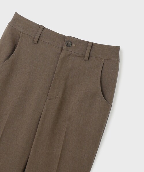 GRACE CONTINENTAL(グレースコンチネンタル)の「リネンサテンフレアパンツ(その他パンツ・レディース・キナリ/ブラウン・36/38)」の11枚目の写真