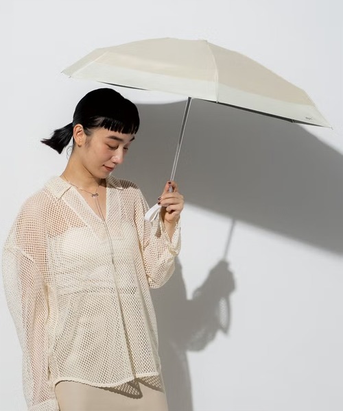 セール】Wpc./ダブリュピーシー 日傘 折り畳み傘 遮光切り継ぎタイニー