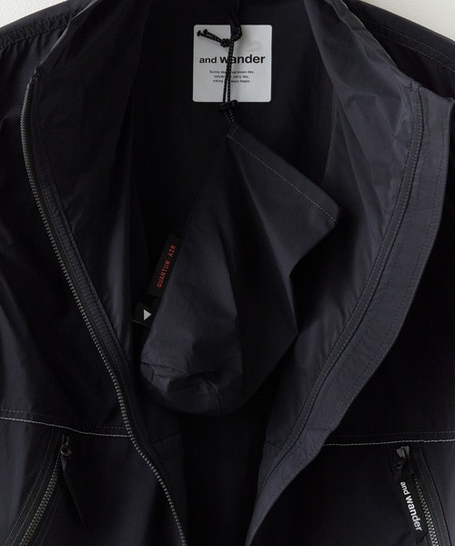 and wander(アンドワンダー)の「and wander/アンドワンダー PERTE ブルゾン(ブルゾン・メンズ・ブラック・XL/L/M)」の4枚目の写真