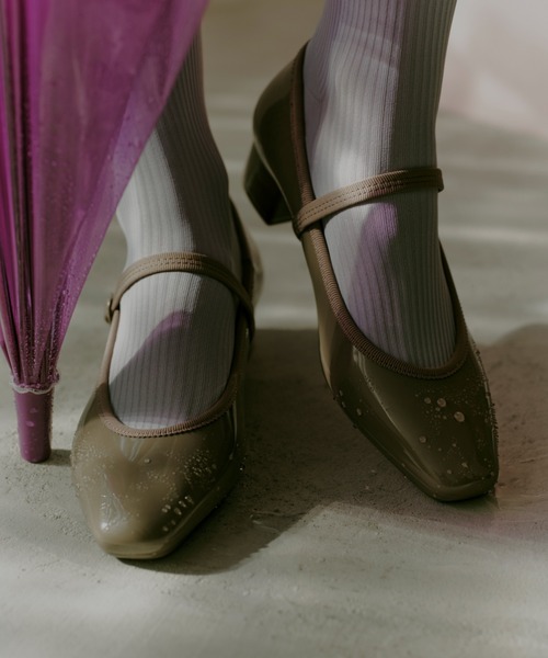 TEMPERATE（テンパレイト）の「TEMPERATE（テンパレイト）MARTA（レインシューズ・レディース・ネイビー/グレー/ブラック・37/38/39/40）」の2枚目の写真