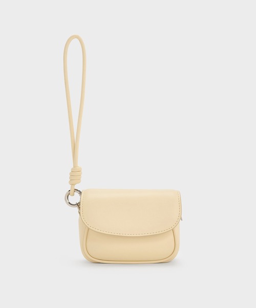CHARLES & KEITH(チャールズ & キース)の「Sammie サミー ノットストラップリスレット(ポーチ・レディース・ピンク系その他5/ライトイエロー/ブルーグラス・XXS)」の3枚目の写真