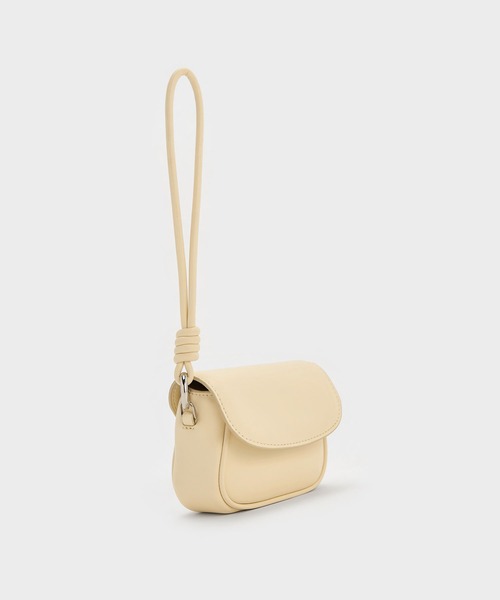 CHARLES & KEITH(チャールズ & キース)の「Sammie サミー ノットストラップリスレット(ポーチ・レディース・ピンク系その他5/ライトイエロー/ブルーグラス・XXS)」の11枚目の写真