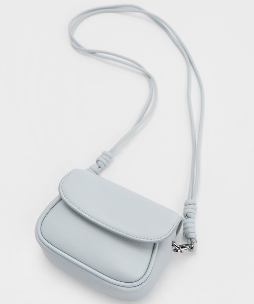 CHARLES & KEITH(チャールズ & キース)の「Sammie サミー ノットストラップリスレット(ポーチ・レディース・ピンク系その他5/ライトイエロー/ブルーグラス・XXS)」の17枚目の写真