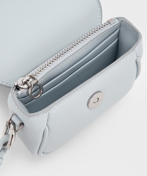 CHARLES & KEITH(チャールズ & キース)の「Sammie サミー ノットストラップリスレット(ポーチ・レディース・ピンク系その他5/ライトイエロー/ブルーグラス・XXS)」の18枚目の写真