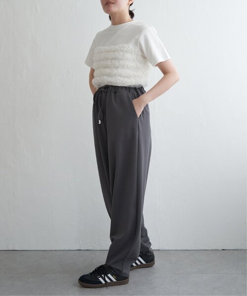 VENCEEXCHANGE（ヴァンスエクスチェンジ）の「ポンチカーブパンツ（その他パンツ・レディース・チャコール/ブラック/アイボリー・FREE）」の17枚目の写真