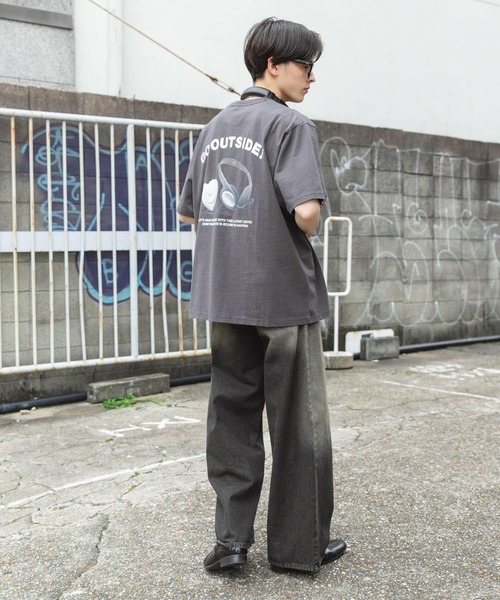 SENSE OF PLACE by URBAN RESEARCH（センスオブプレイスバイアーバンリサーチ）の「DEVICE ショートスリーブプリント Tシャツ B（Tシャツ/カットソー・メンズ・オフホワイト/チャコールグレー/ミント・MEDIUM/LARGE）」の13枚目の写真