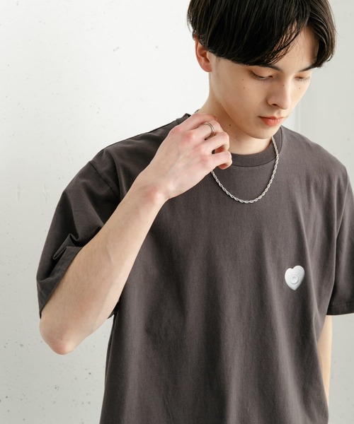 SENSE OF PLACE by URBAN RESEARCH（センスオブプレイスバイアーバンリサーチ）の「DEVICE ショートスリーブプリント Tシャツ B（Tシャツ/カットソー・メンズ・オフホワイト/チャコールグレー/ミント・MEDIUM/LARGE）」の14枚目の写真