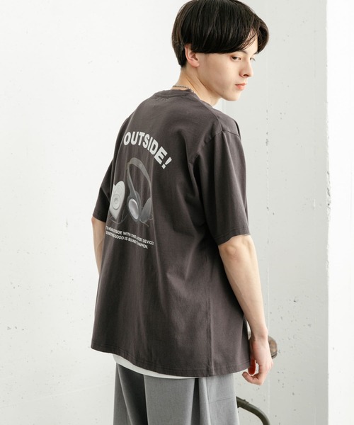 SENSE OF PLACE by URBAN RESEARCH（センスオブプレイスバイアーバンリサーチ）の「DEVICE ショートスリーブプリント Tシャツ B（Tシャツ/カットソー・メンズ・オフホワイト/チャコールグレー/ミント・MEDIUM/LARGE）」の19枚目の写真