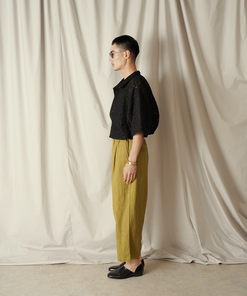 Aphlotus（アプロタス）の「1タック イージーテーパード アンクルパンツ（その他パンツ・メンズ・スミクロ/マスタード・SMALL/MEDIUM/LARGE）」の13枚目の写真