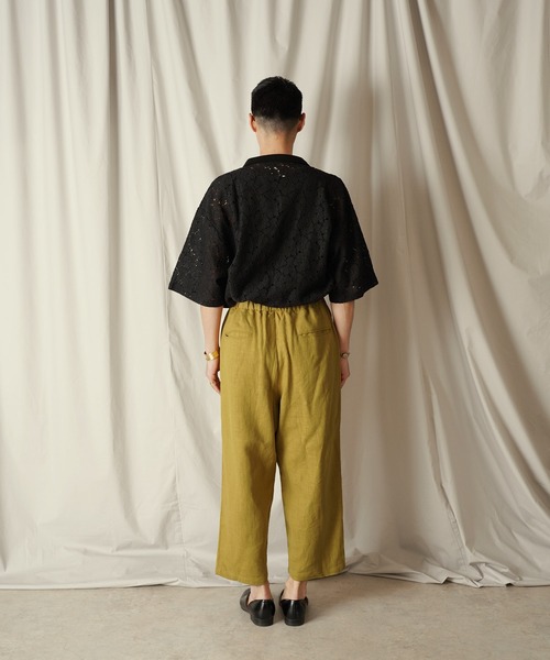 Aphlotus（アプロタス）の「1タック イージーテーパード アンクルパンツ（その他パンツ・メンズ・スミクロ/マスタード・SMALL/MEDIUM/LARGE）」の14枚目の写真