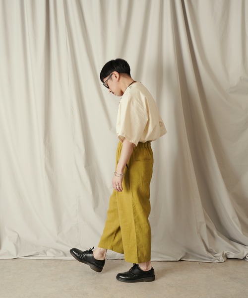 Aphlotus（アプロタス）の「1タック イージーテーパード アンクルパンツ（その他パンツ・メンズ・スミクロ/マスタード・SMALL/MEDIUM/LARGE）」の20枚目の写真