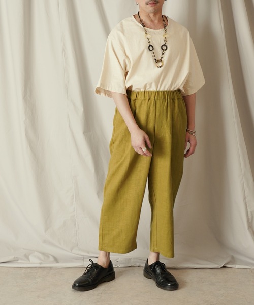 Aphlotus（アプロタス）の「1タック イージーテーパード アンクルパンツ（その他パンツ・メンズ・スミクロ/マスタード・SMALL/MEDIUM/LARGE）」の16枚目の写真