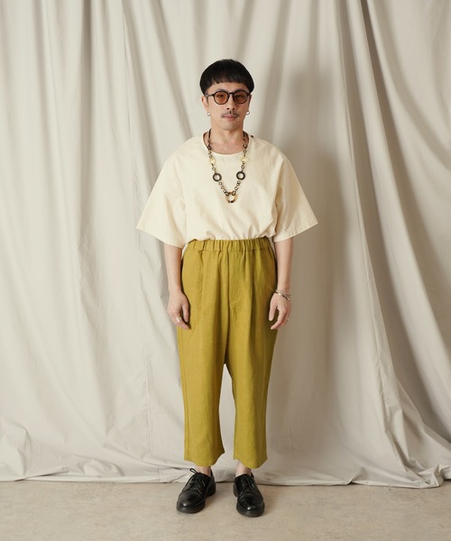 Aphlotus（アプロタス）の「1タック イージーテーパード アンクルパンツ（その他パンツ・メンズ・スミクロ/マスタード・SMALL/MEDIUM/LARGE）」の21枚目の写真