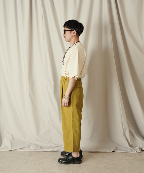Aphlotus（アプロタス）の「1タック イージーテーパード アンクルパンツ（その他パンツ・メンズ・スミクロ/マスタード・SMALL/MEDIUM/LARGE）」の22枚目の写真