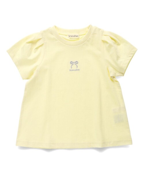 BRANSHES（ブランシェス）の「【ブランシェスmini】半袖Tシャツ（Tシャツ/カットソー・キッズ・ブラック/オフホワイト/ピンク/イエロー・90/100/110/120/80/130）」の9枚目の写真
