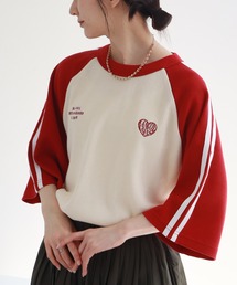 【KANGOL/カンゴール】 ワッフル ラグラン 刺繍ロゴ 半袖 Tシャツ