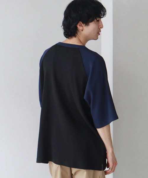 KANGOL(カンゴール)の「【KANGOL/カンゴール】 ワッフル ラグラン 刺繍ロゴ 半袖 Tシャツ(Tシャツ/カットソー・メンズ・ホワイト×ブラック/ブラック×ホワイト/ホワイト×レッド/ブラック×ブルー/ネイビー・L/XL/M)」の22枚目の写真